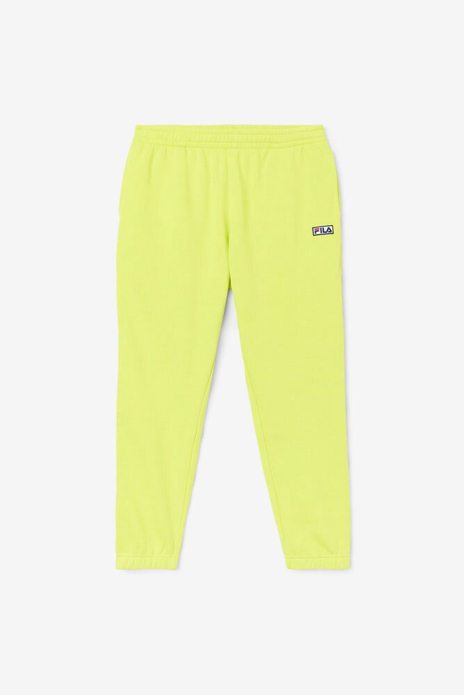 Fila Pants Garin Jogger Mens Light Green - India DUQ-580491